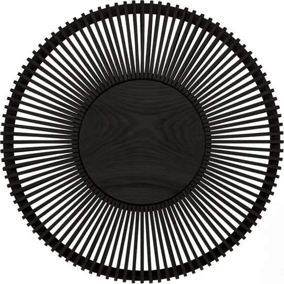UMAGE Clava Up Aplique de Pared de Madera de Roble Negro Ø 49 cm