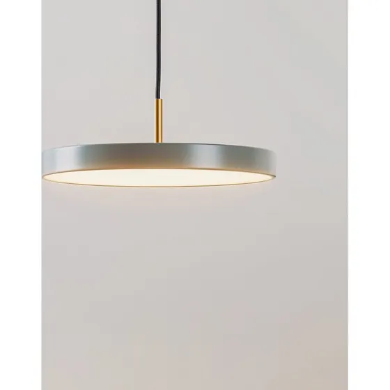 Umage Lámpara Colgante LED Asteria Mini Verde Claro/Latón Ø 31 cm