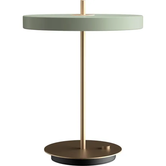 UMAGE Lámpara de mesa LED Asteria Verde Claro y Latón