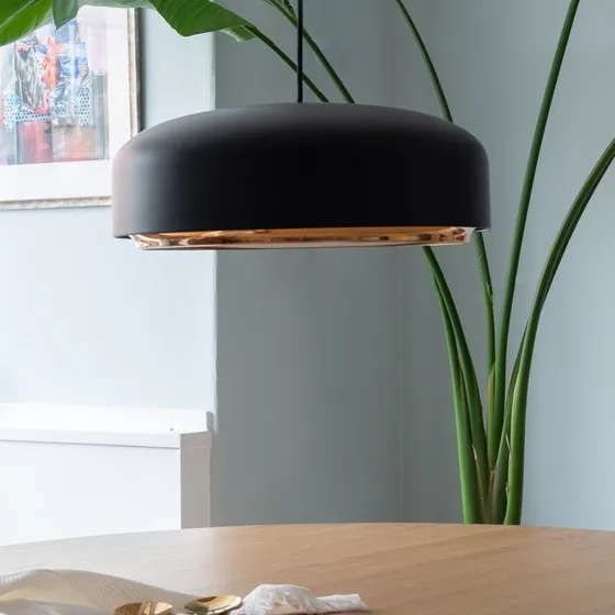UMAGE Hazel Medium Lámpara Colgante Negro Ø 40 cm