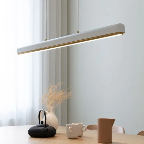 Umage Lámpara Colgante LED Hazel Branch Blanco/Latón 100 cm