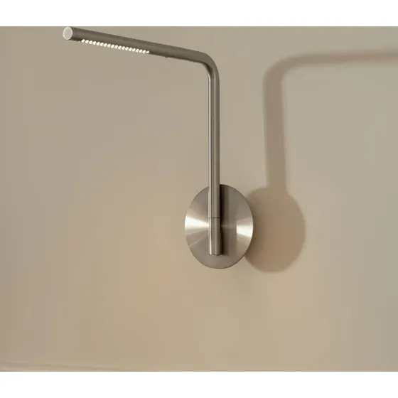 UMAGE Aplique de pared LED Omni Pivot Acero, Atenuable