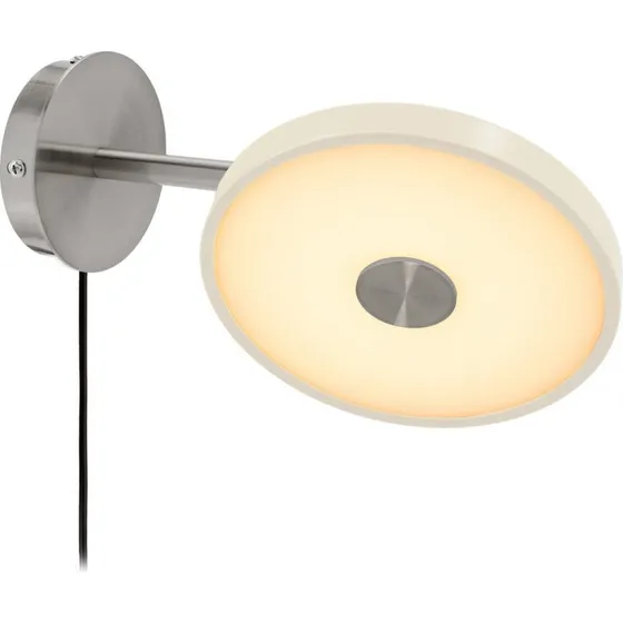 Aplique de pared LED UMAGE Asteria Short, blanco y acero