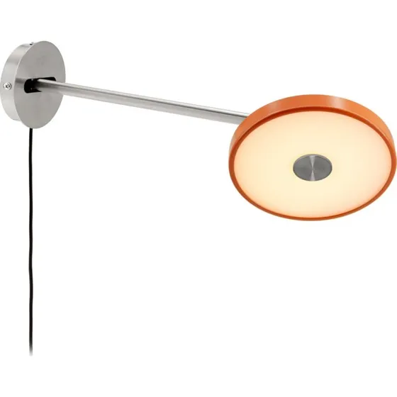 UMAGE Aplique de pared LED Asteria Long, Naranja, Acero