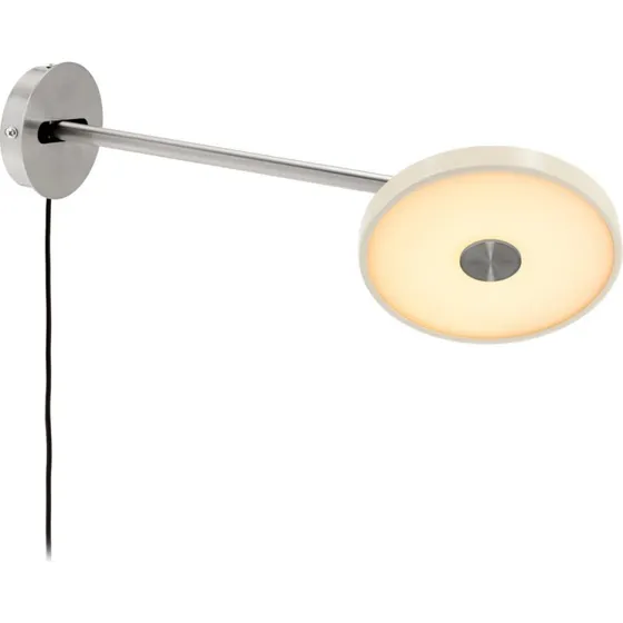 Aplique de pared LED UMAGE Asteria Long, Blanco Perla y Acero