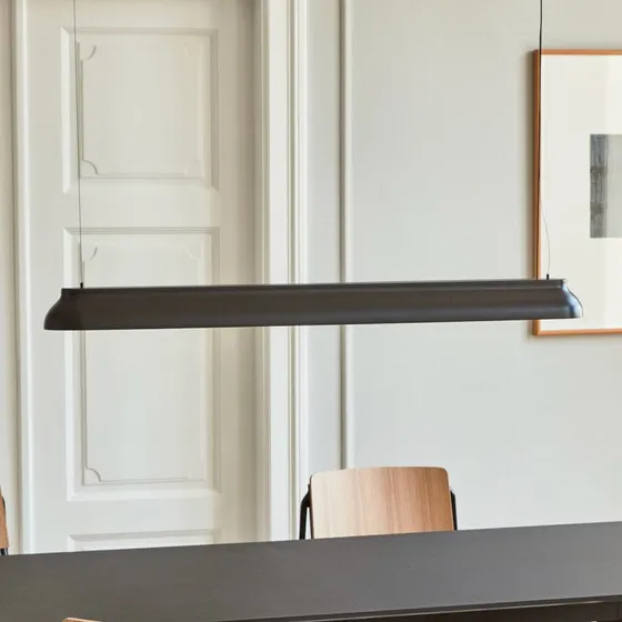 HAY Lámpara Colgante PC Linear LED Negro