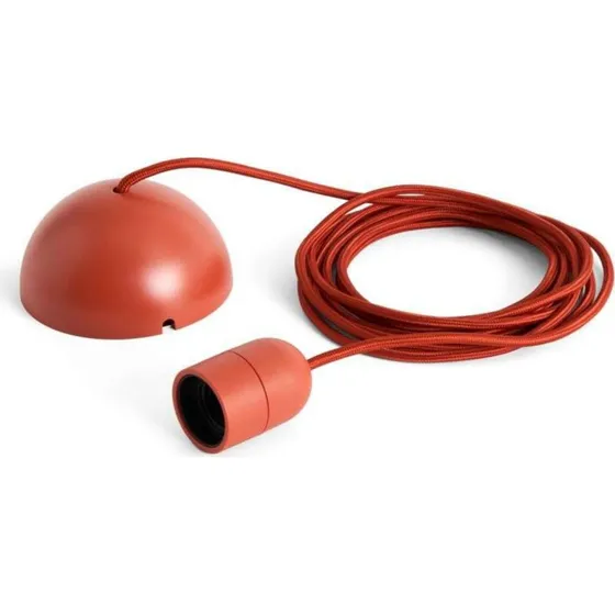 HAY Portalámparas Colgante COMMON E27 - Rojo Óxido