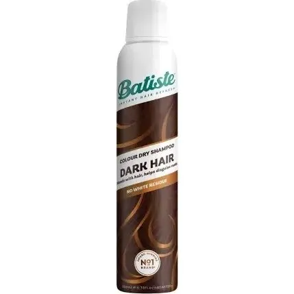 Batiste Champú Seco para Cabello Oscuro, 200 ml