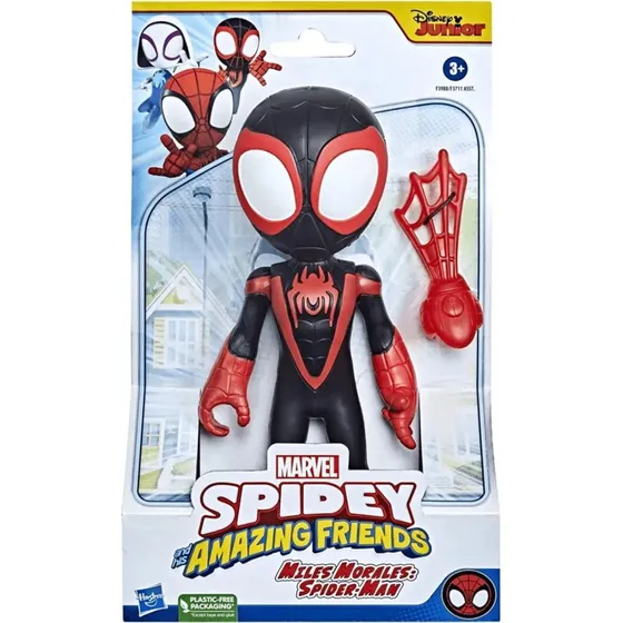 Hasbro Figura Marvel Spidey y sus Increíbles Amigos Miles Morales 22 cm