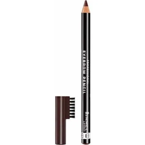 Rimmel Professional Lápiz de Cejas con Peine 001 Marrón Oscuro