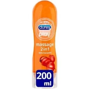 Durex Play Lubricante Íntimo y Masaje Estimulante con Guaraná 200 ml