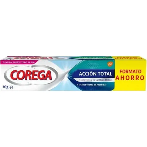 Corega Crema Fijadora Acción Total 70g