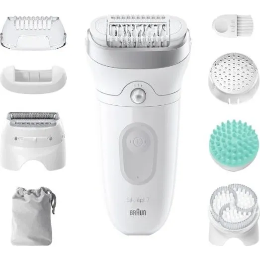 Braun Silk-pil 7 SE7-081 Blanco/Verde