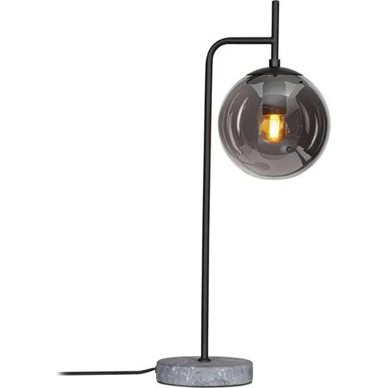 By Rydéns Lámpara de Mesa Boyle 60 cm Gris Ahumado