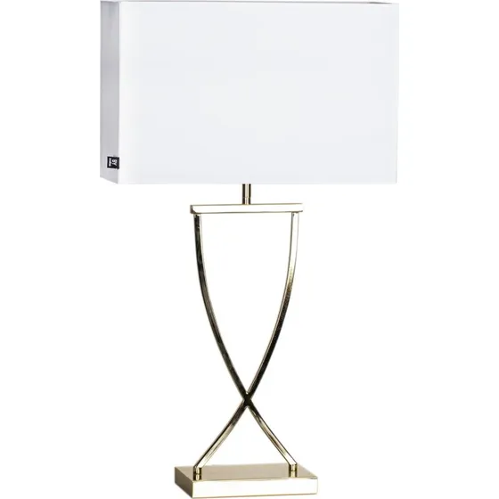 By Rydéns Lámpara de Mesa Omega Latón/Blanco 69cm