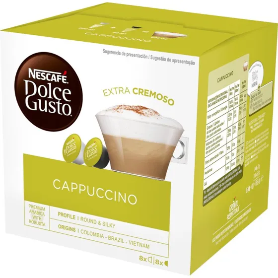 Nescafé Dolce Gusto Cappuccino 16 Cápsulas