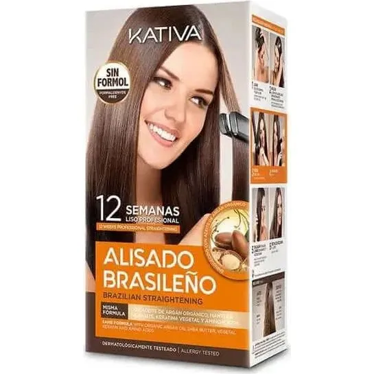 Kativa Kit de Alisado de Queratina con Ácido Hialurónico