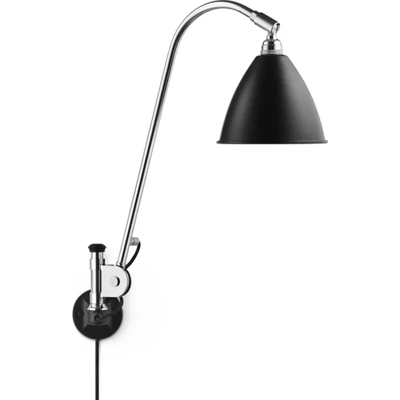 GUBI Bestlite BL6 Aplique de Pared Cromo y Negro