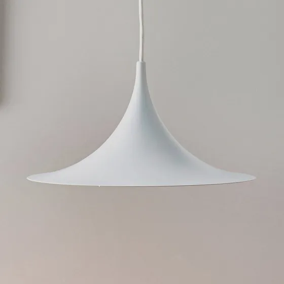 Gubi Lámpara Colgante Semi Ø 30 cm Blanca Mate