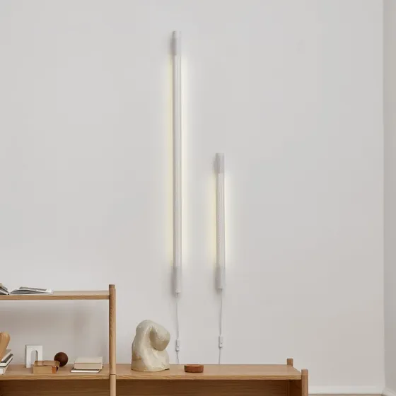 GEJST Aplique de pared Radent Blanco 70 cm con enchufe
