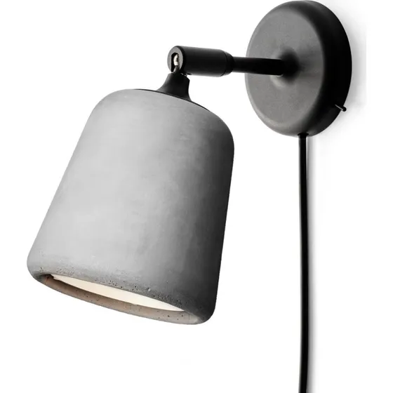 New Works Material The Originals Aplique de Pared Hormigón Gris Claro