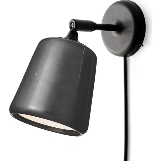 New Works Material The Originals Aplique de Pared Mármol Negro