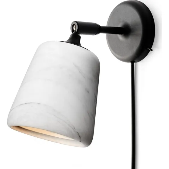 New Works Aplique de Pared Material White Marble