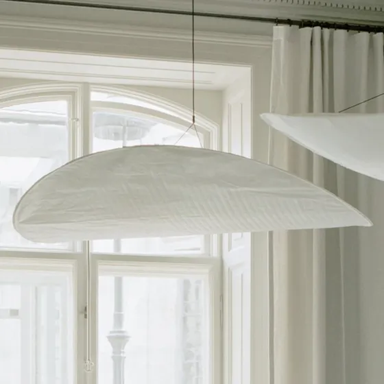 New Works Lámpara Colgante LED Tense Blanca Ø 120 cm