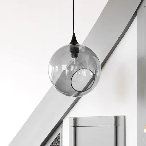 Design By Us Lámpara Colgante Ballroom XL Gris Humo