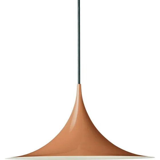 Gubi Lámpara Colgante Semi Ø 30 cm - Calabaza Marrón Óxido Brillante