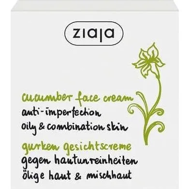 Ziaja Crema Facial Pepino 50ml - Hidratante y Matificante