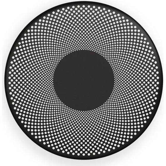 Northern Aplique de pared LED Glint Negro Mate Ø 25 cm