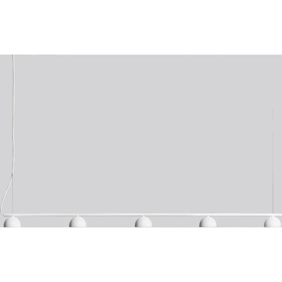 Lámpara Colgante Northern Blush Rail 5 Blanco Mate