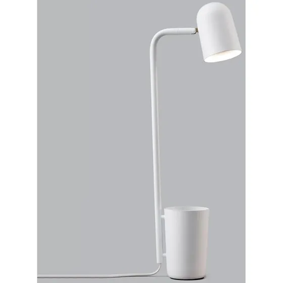 Northern Buddy Lámpara de Mesa y Portalápices Blanca