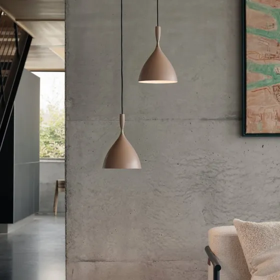 Northern Lámpara colgante Dokka beige