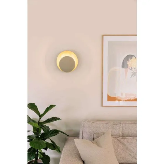 Globen Lighting Aplique de Pared Orbit Beige - Diseño Tess Palm