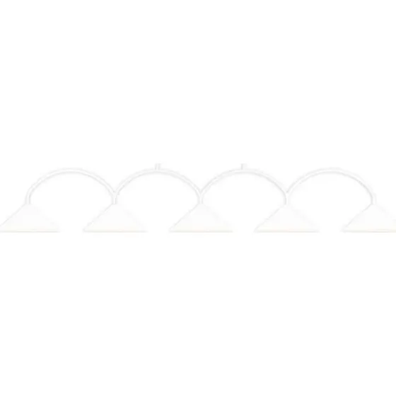 Globen Lighting Lámpara Colgante Curve 5 White