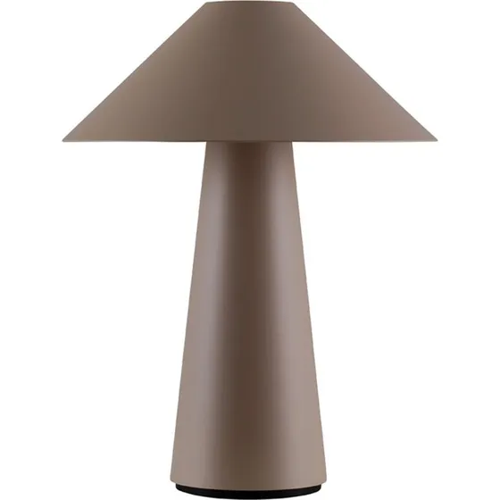 Globen Lighting Lámpara de mesa recargable Cannes Marrón IP44