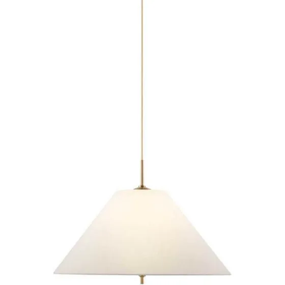 Globen Lighting Lámpara colgante IRIS Crema Ø 50 cm