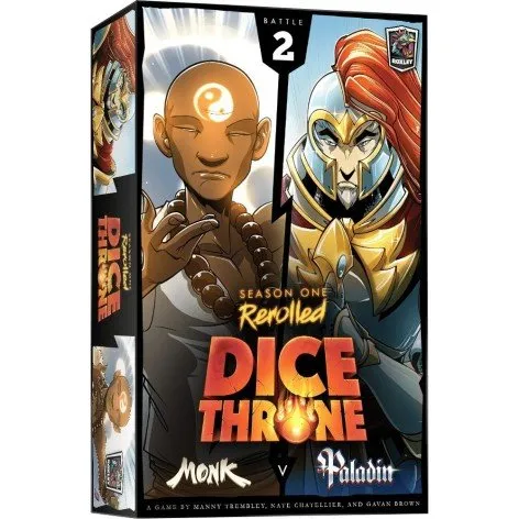 Dice Throne Temporada 1 Rerolled: Monje VS Paladín