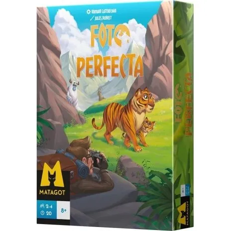 Asmodee Foto Perfecta - Juego de Mesa de Fotografía de Vida Salvaje