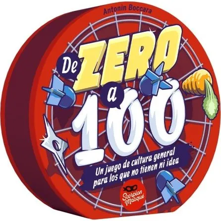 Asmodee De Zero a Cien - Juego de Cartas de Cultura General