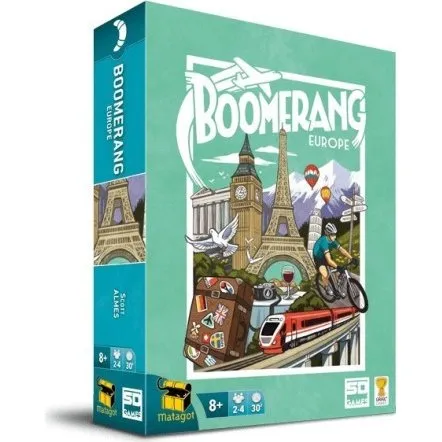 Boomerang: Europa - Juego de Cartas de Viaje