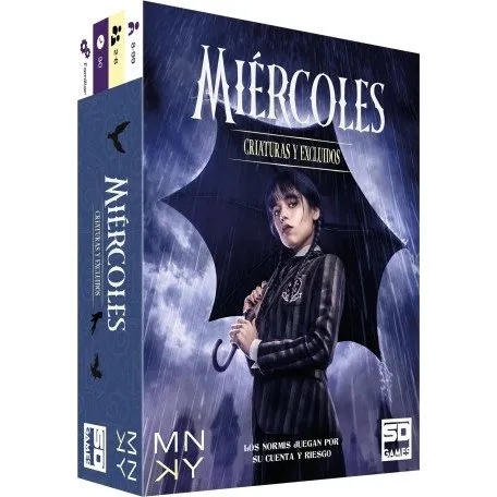 SD Games Miercoles: Criaturas y Excluidos - Juego de Cartas
