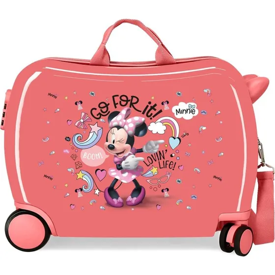 Disney Maleta Infantil Minnie Loving Life Rosa ABS 50cm