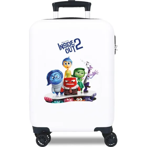 Maleta Disney Inside Out 2 Trolley ABS 50 cm Blanca