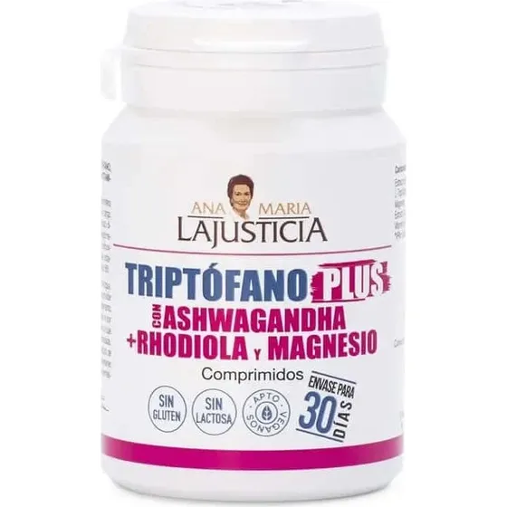 Ana Maria Lajusticia Triptófano Plus con Ashwagandha, Rhodiola y Magnesio (60 comp)