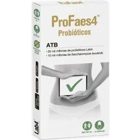 Profaes4 Atb 10 Cápsulas - Probiótico y Prebiótico para la Salud Intestinal