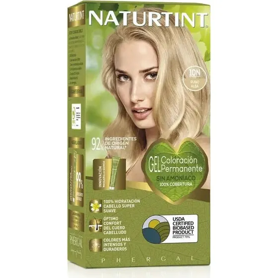 Naturtint Tinte Permanente Sin Amoniaco 10N - Rubio Alba