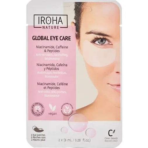 Iroha Nature Parches Para Ojos Global Anti Age con Niacinamida